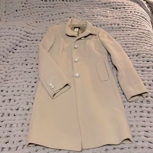 Women’s light grey dress coat